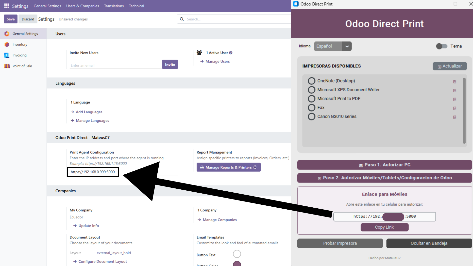 Odoo Configuration
